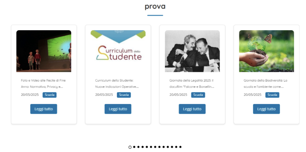 Figura 7: Visualizzazione Pagina con Slider