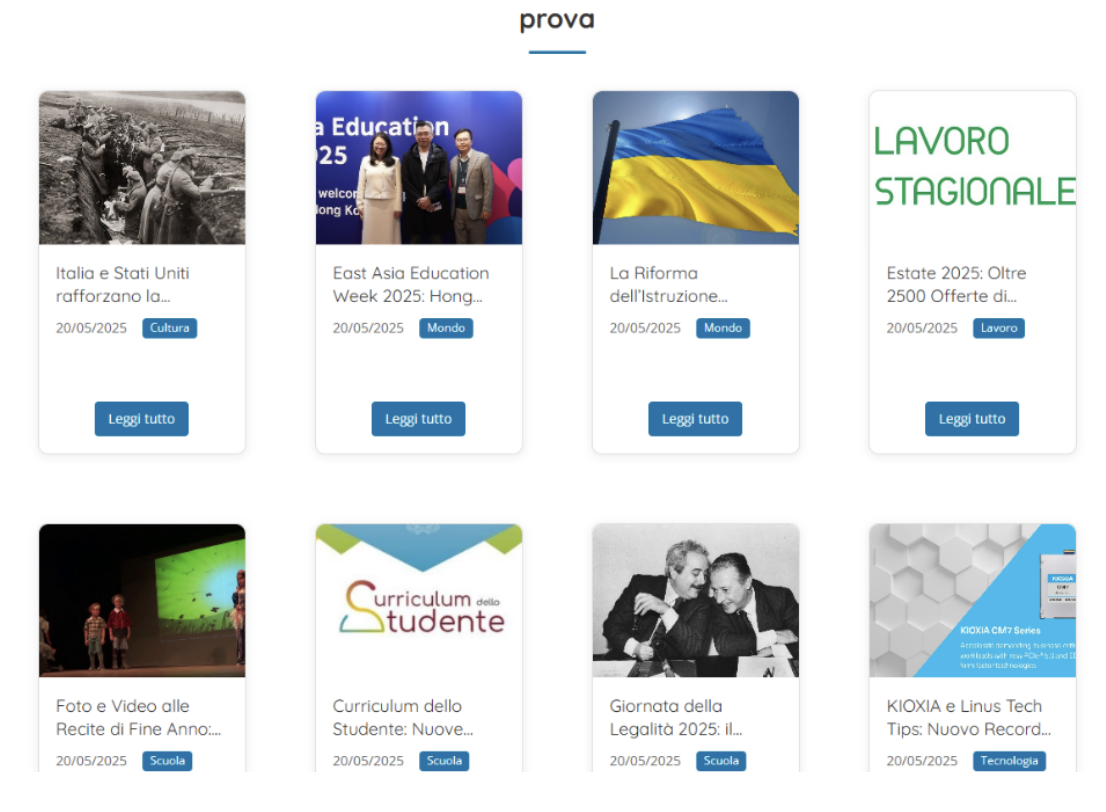 Figura 8: Visualizzazione Pagina con Griglia